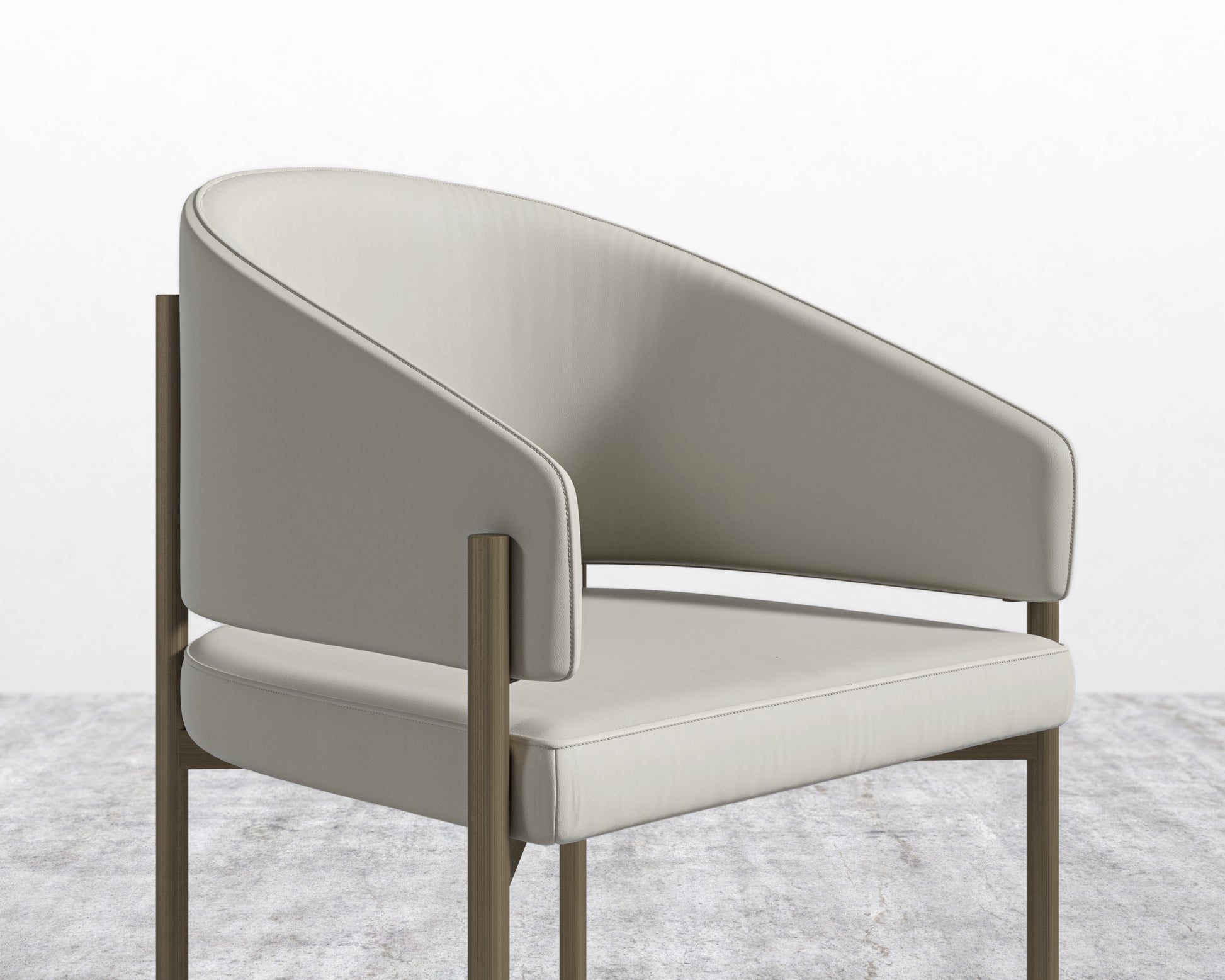 Solana_Dining_Chair_Brass_Microfiber_Taupe