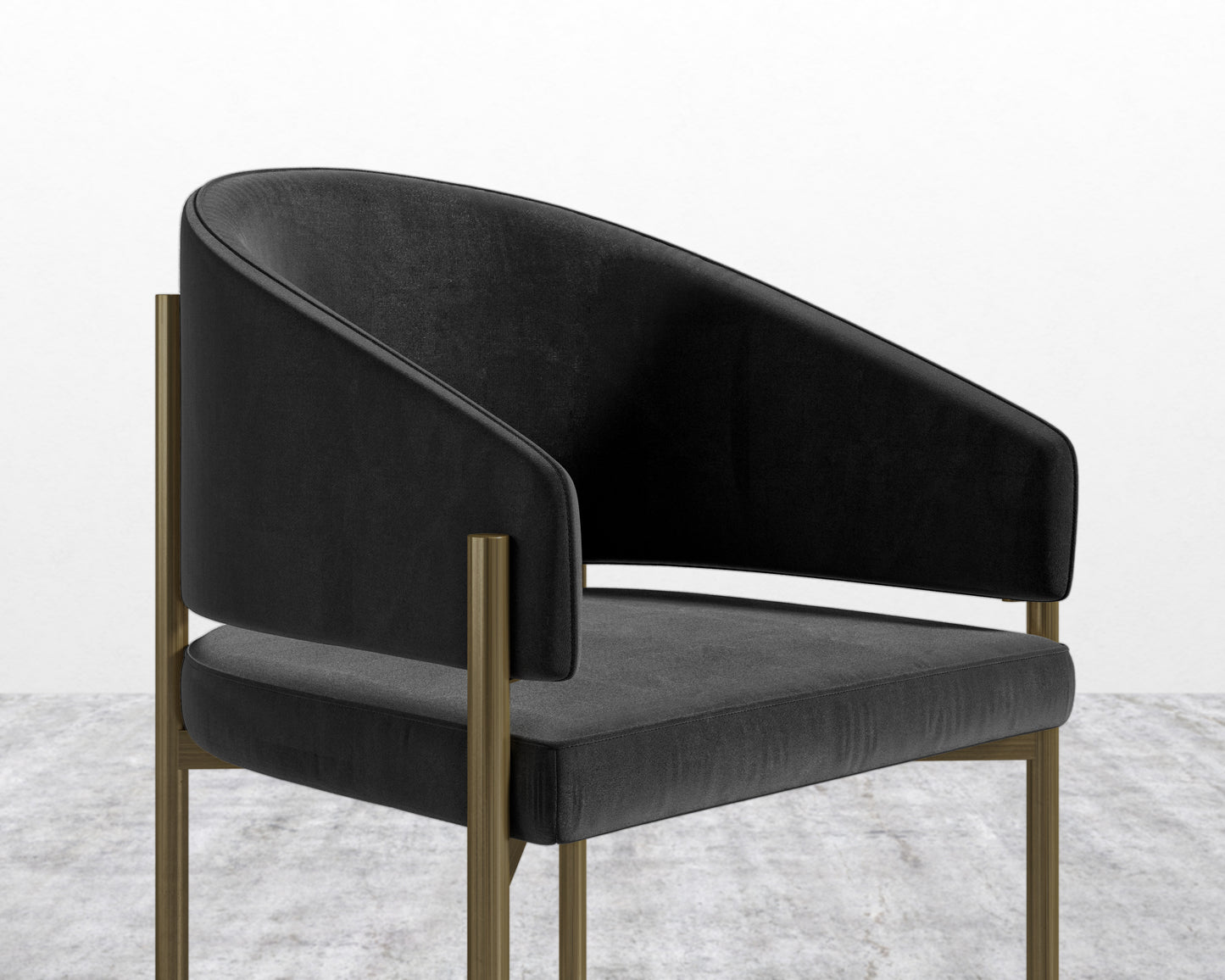 Solana_Dining_Chair_Brass_Plush-Velvet_Black