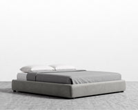 Modular Bed Frame - King - Venice Vegan Suede - Strato