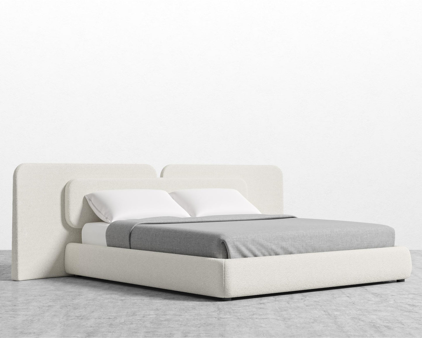 Angelo Bed - Chatou Boucle - Pearl