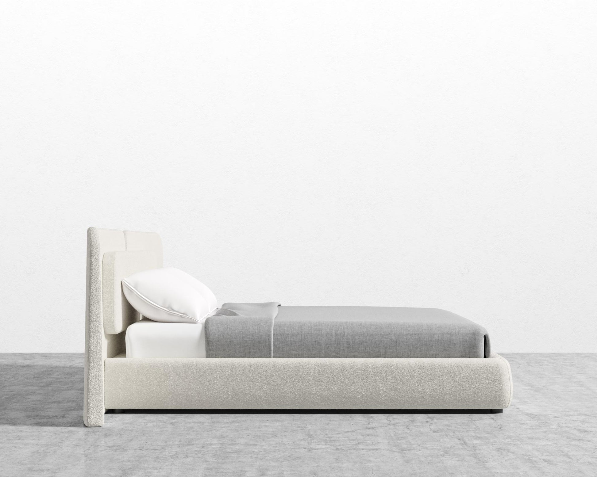 Angelo Bed - Chatou Boucle - Pearl