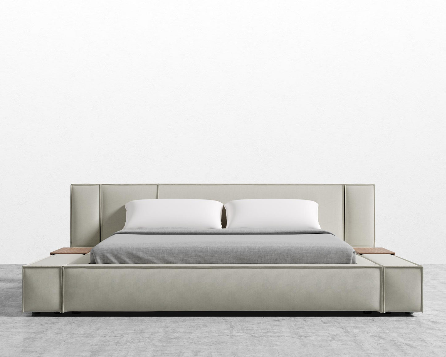 Porter Bed - Plush Weave - Oyster
