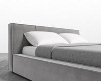 Porter Bed - Plush Velvet - Glacier Grey 2022