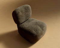 Toro_Lounge_Chair_Shearling - Espresso