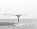 Tulip Table Oval - Carrara