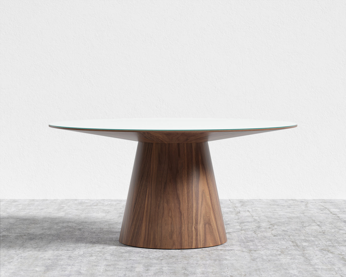 Winston Dining Table - 63in - Glass Top