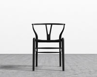 Wishbone Chair - Black w/ Black Seat