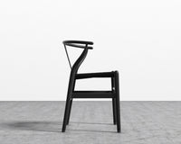 Wishbone Chair - Black w/ Black Seat