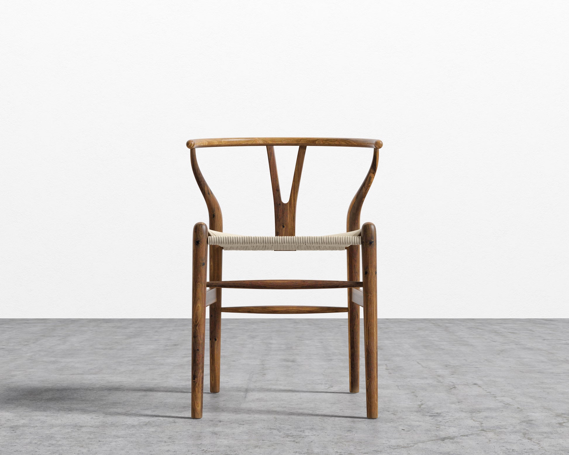 Wishbone Chair - Walnut w/ Natural Seat