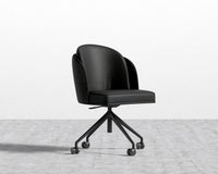 Angelo Office Chair - Trento Microfiber Leather - Trento Jet Black
