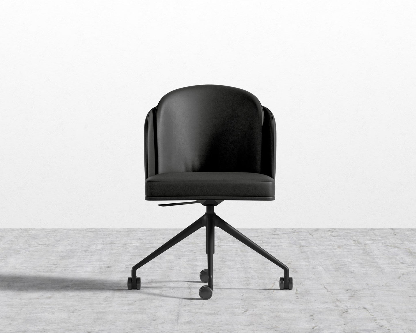 Angelo Office Chair - Trento Microfiber Leather - Trento Jet Black