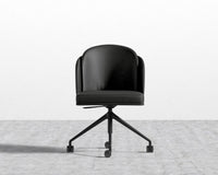 Angelo Office Chair - Trento Microfiber Leather - Trento Jet Black