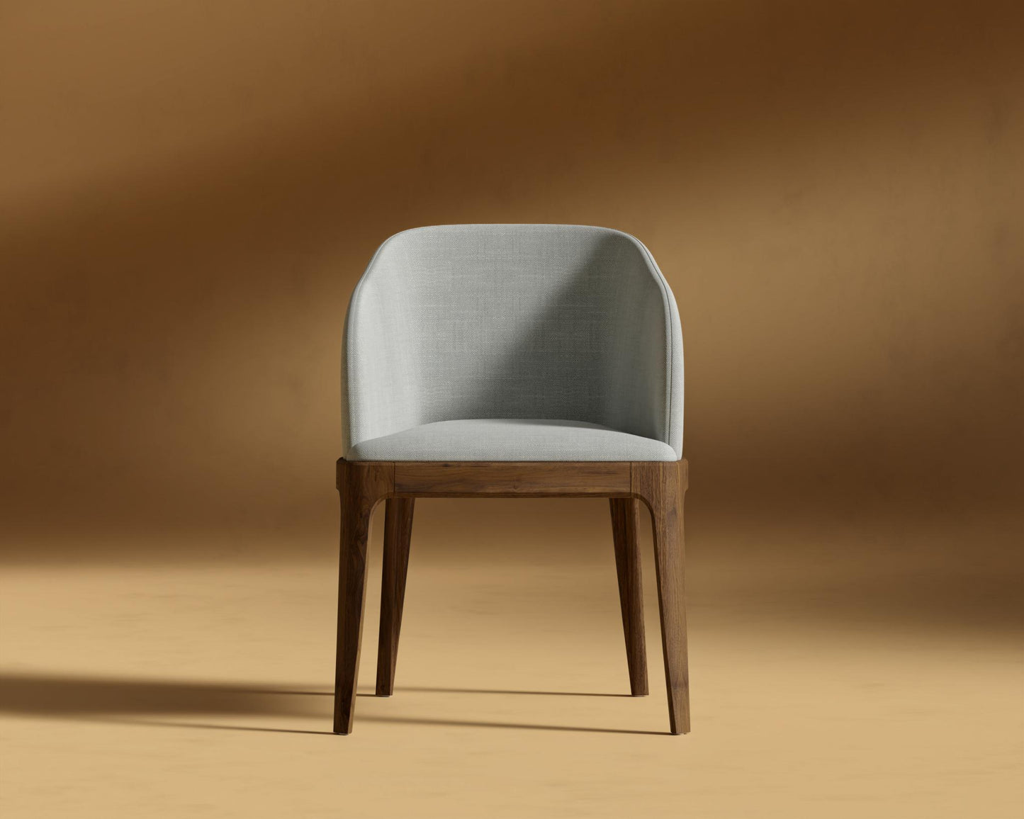 Aubrey Armchair - Ebony, Performance Linen - Dove