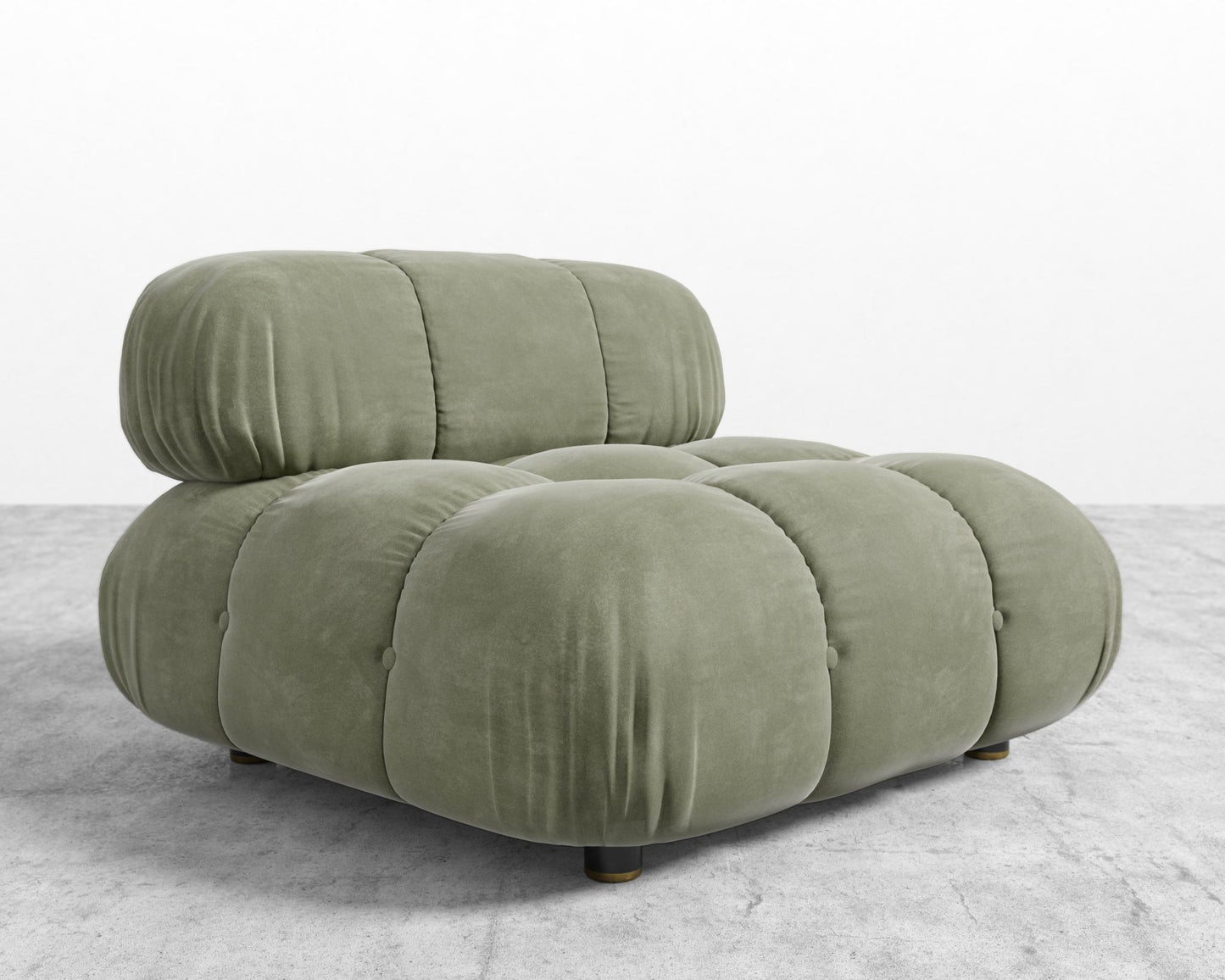 Belia Armless - Venice Vegan Suede - Sage