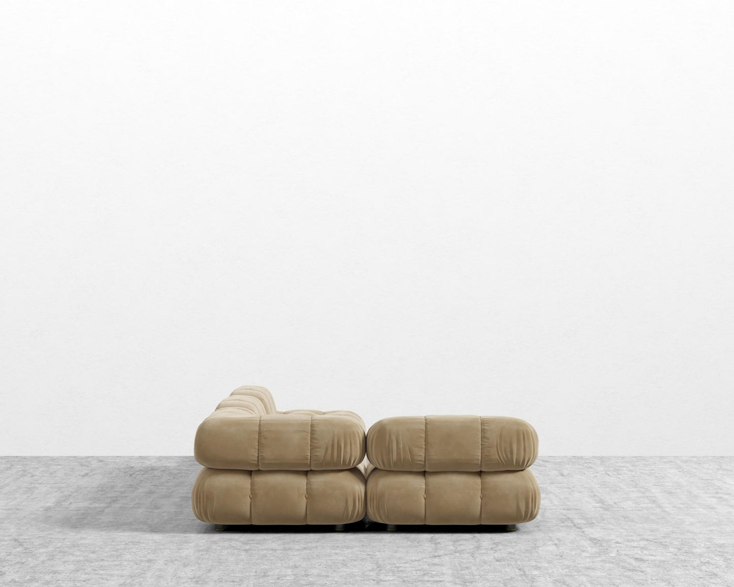 Belia Modular Sectional - Plush Velvet - Dune