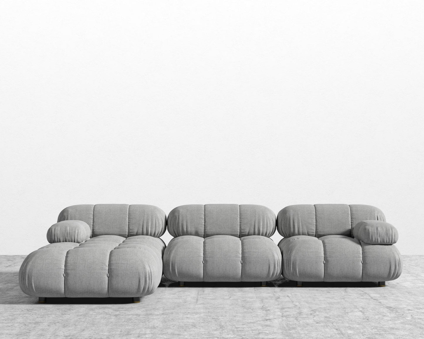 Belia Sectional Sofa - Modern Felt - Malmo