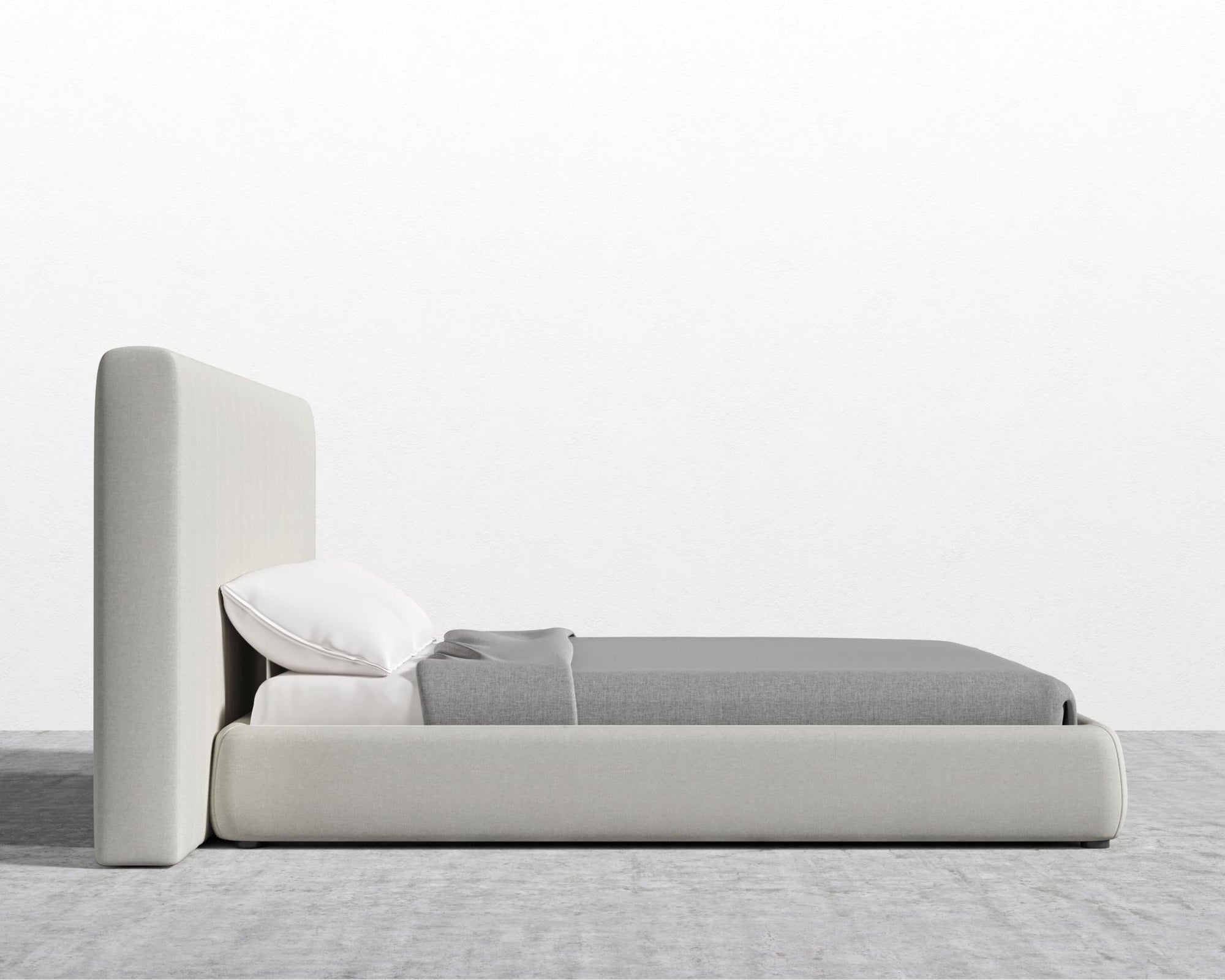 Berlin Bed - King, Modern Felt - Alesund