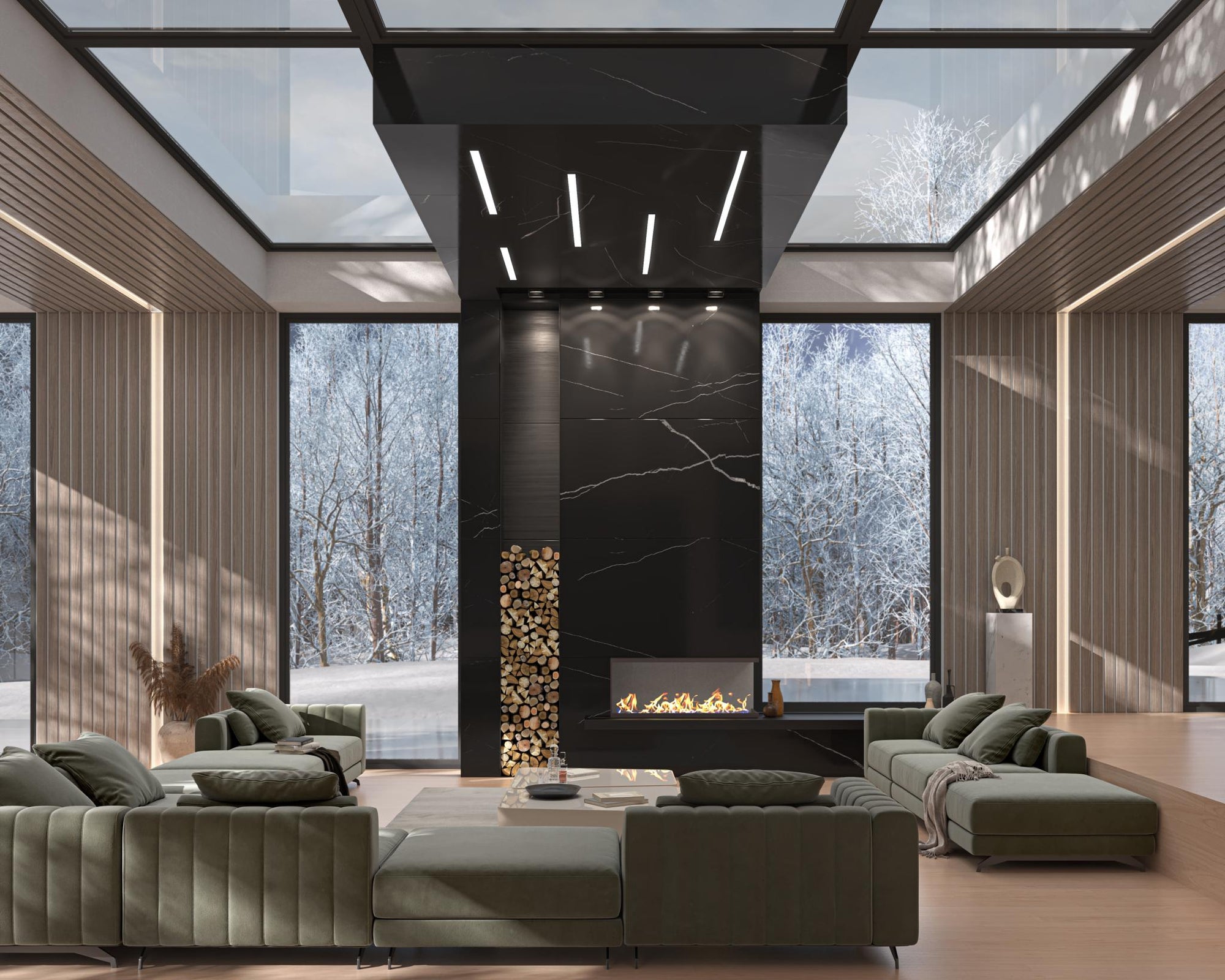 Berllin Modular Sectional Scene in Sage