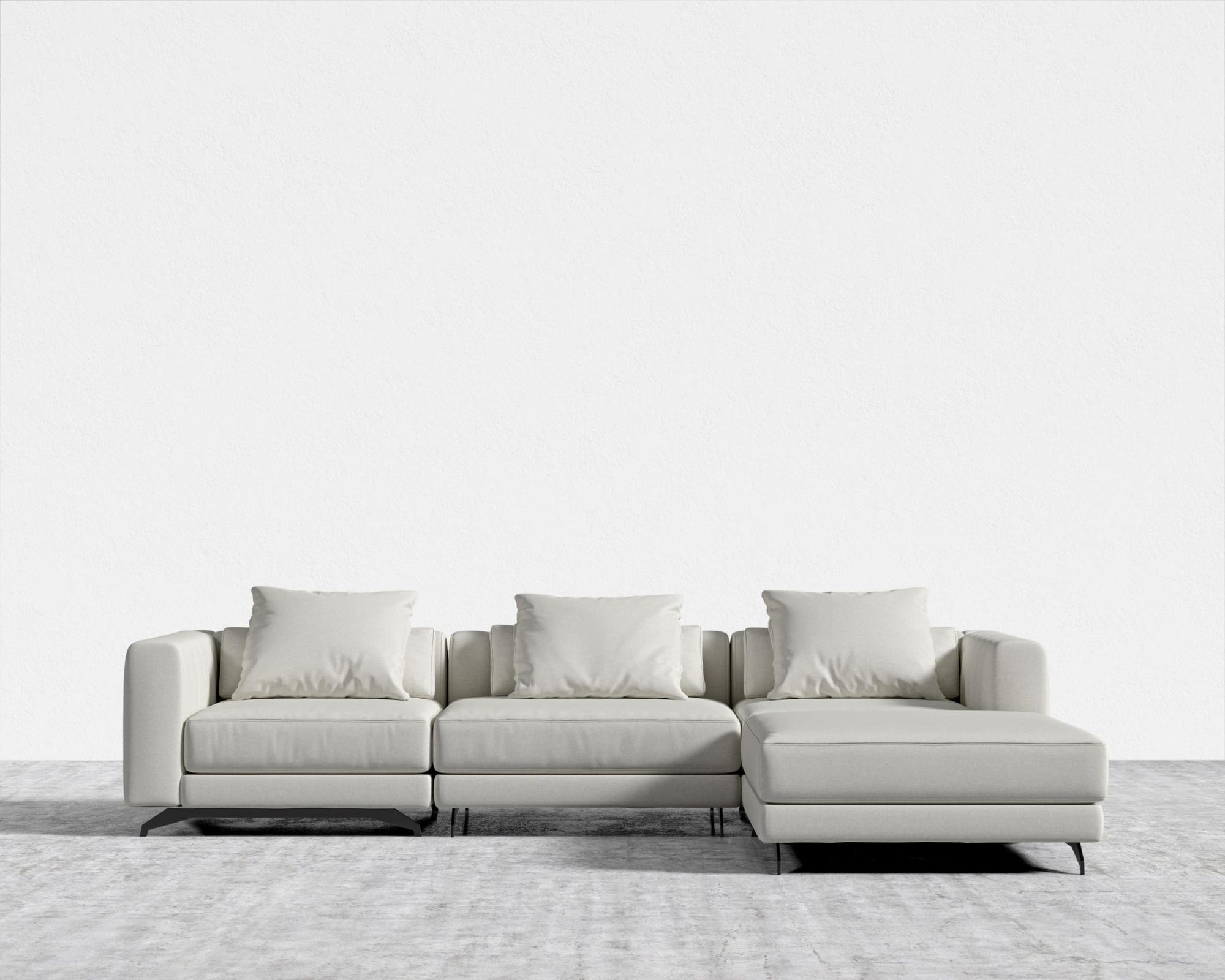 Berlin Sectional Sofa - Modern Felt - Alesund