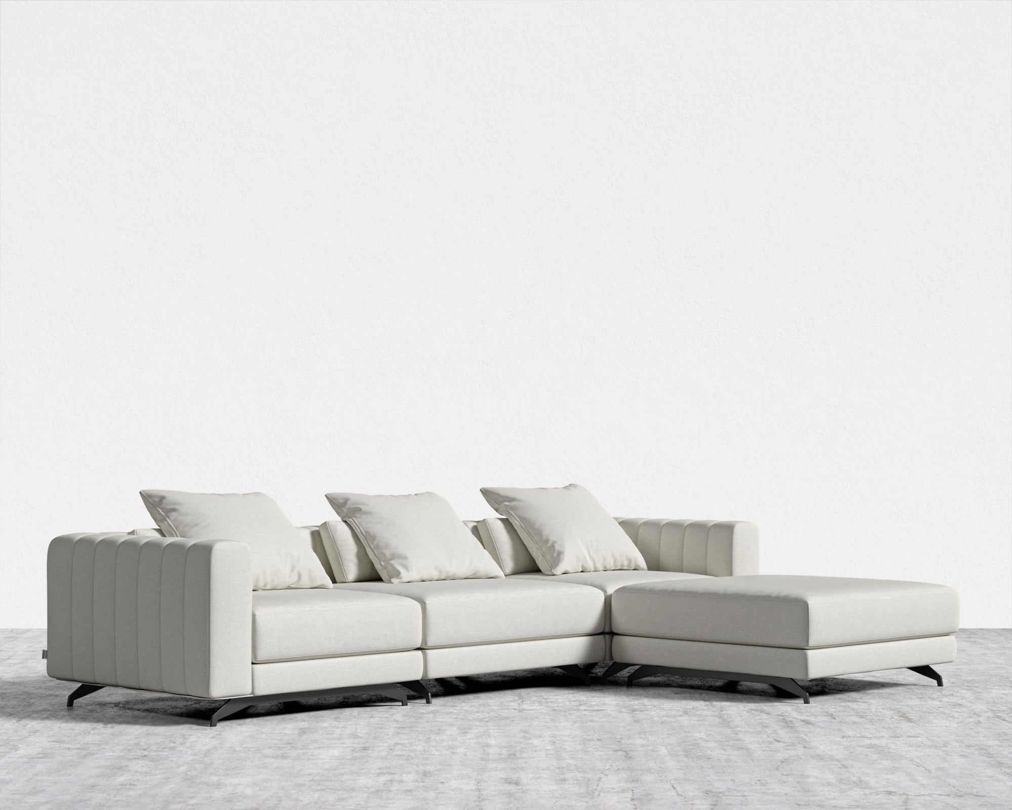 Berlin Sectional Sofa - Modern Felt - Alesund
