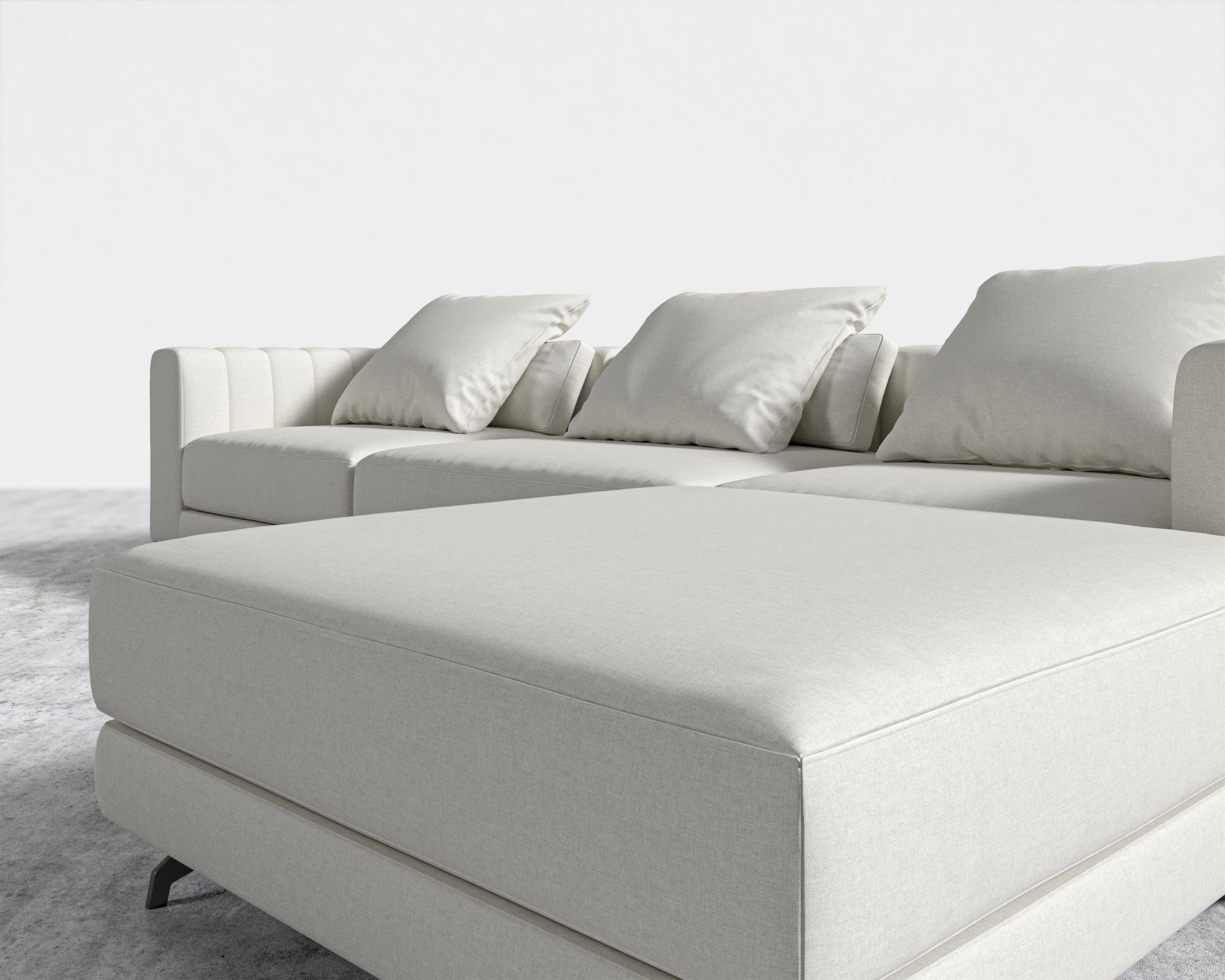 Berlin Sectional Sofa - Modern Felt - Alesund