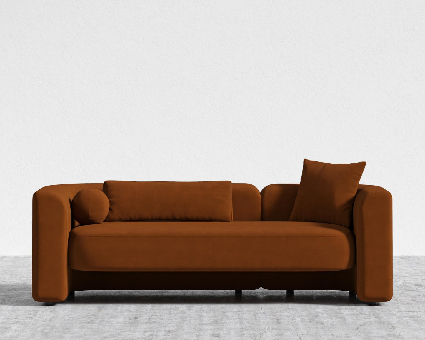 Bilbao Sofa - Faux Mohair - Cognac