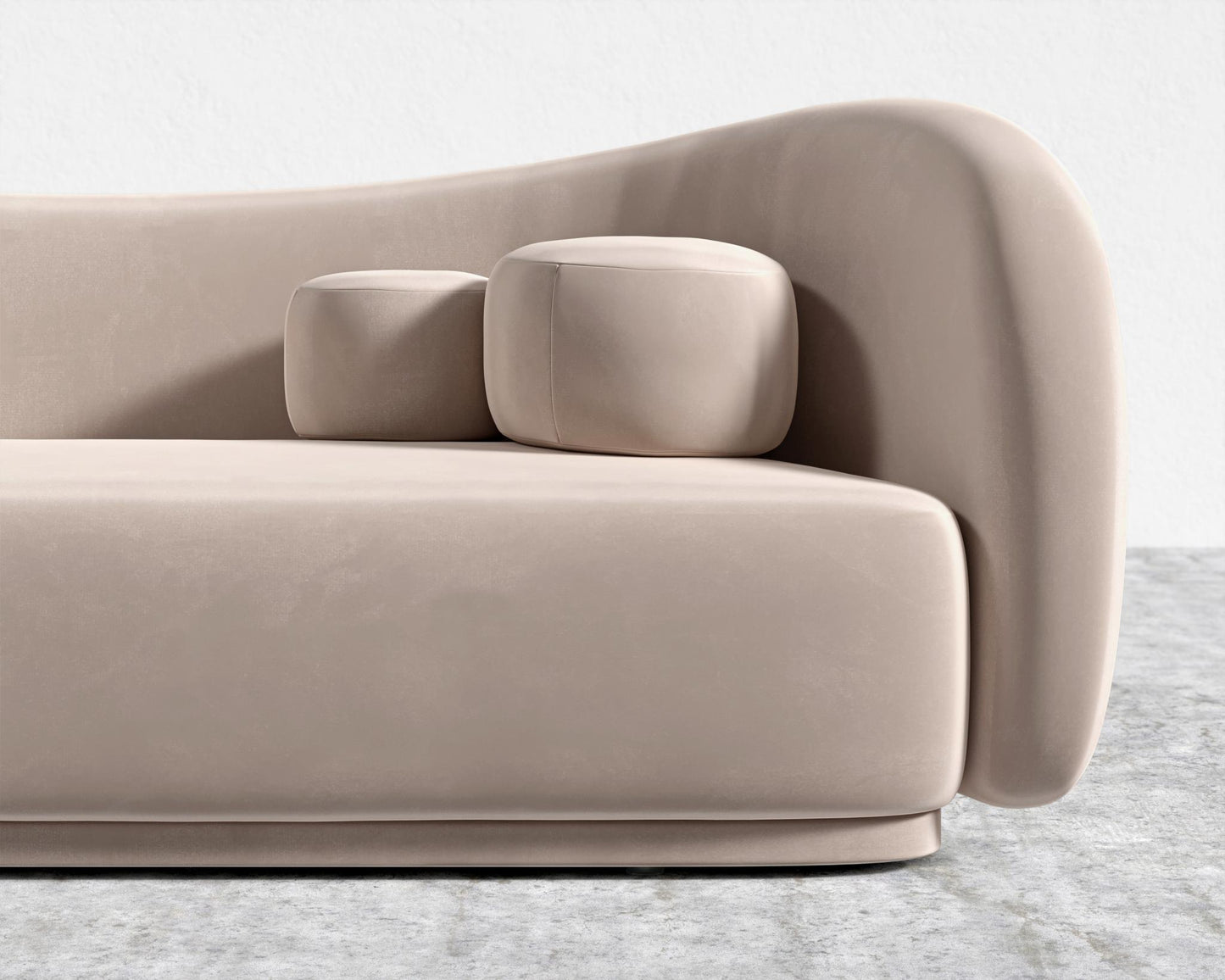 Diane Sofa - Plush Velvet - Blush