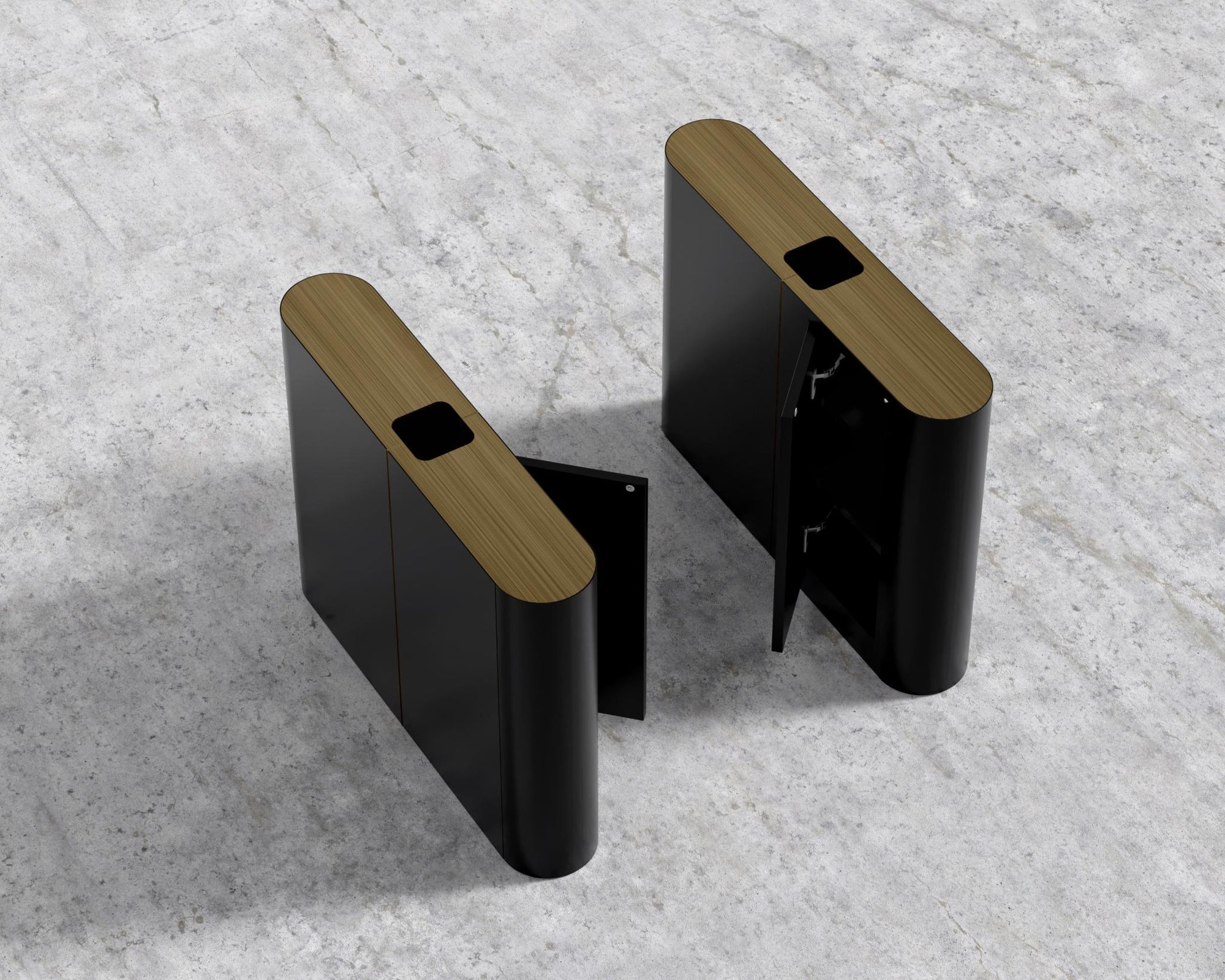 Eryk Standing Desk - Base - Ebony