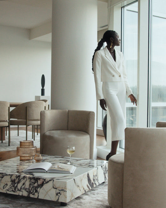 Liza Coffee Table - Marble (Black Label)