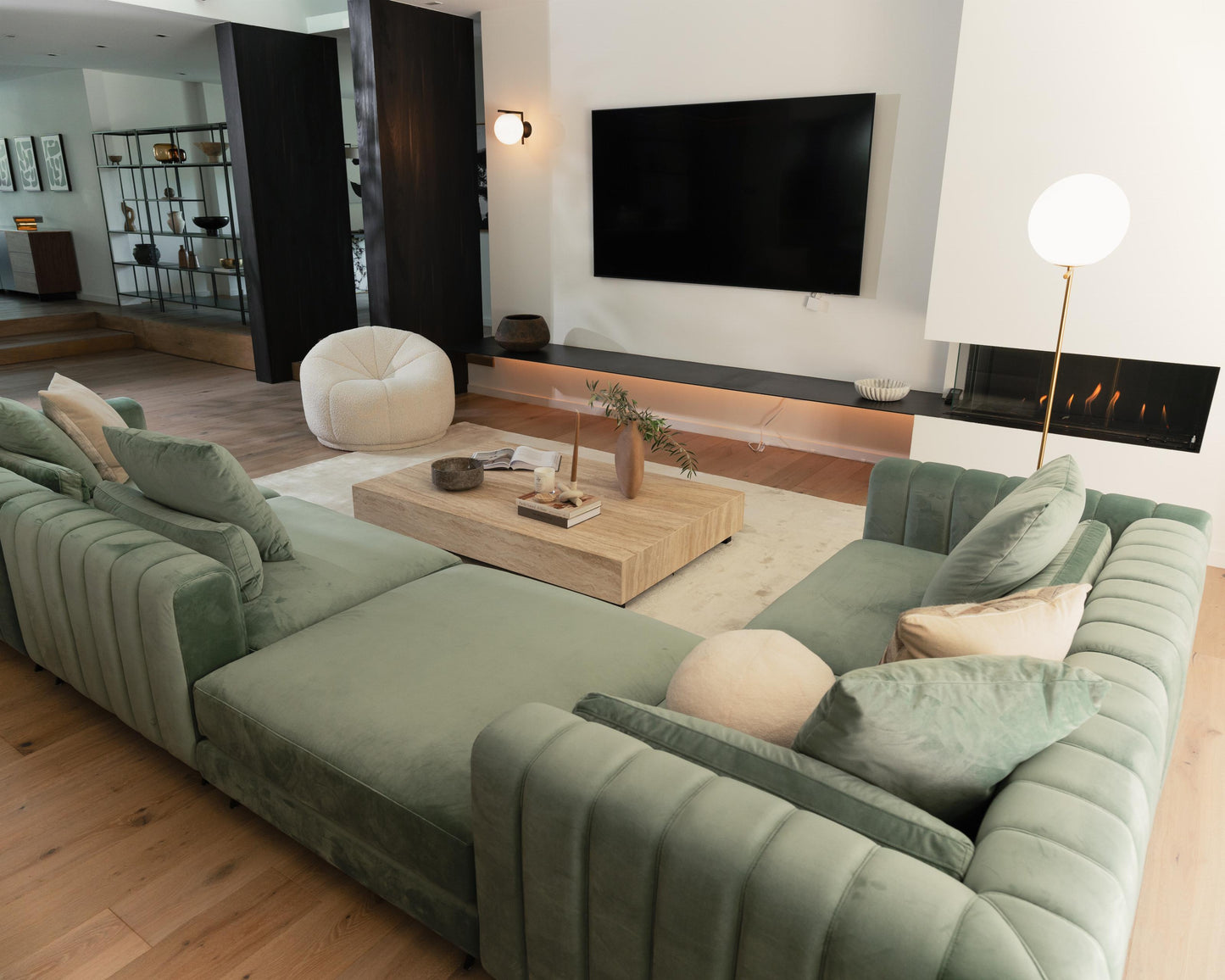 Liza Coffee Table - Marble (Black Label)
