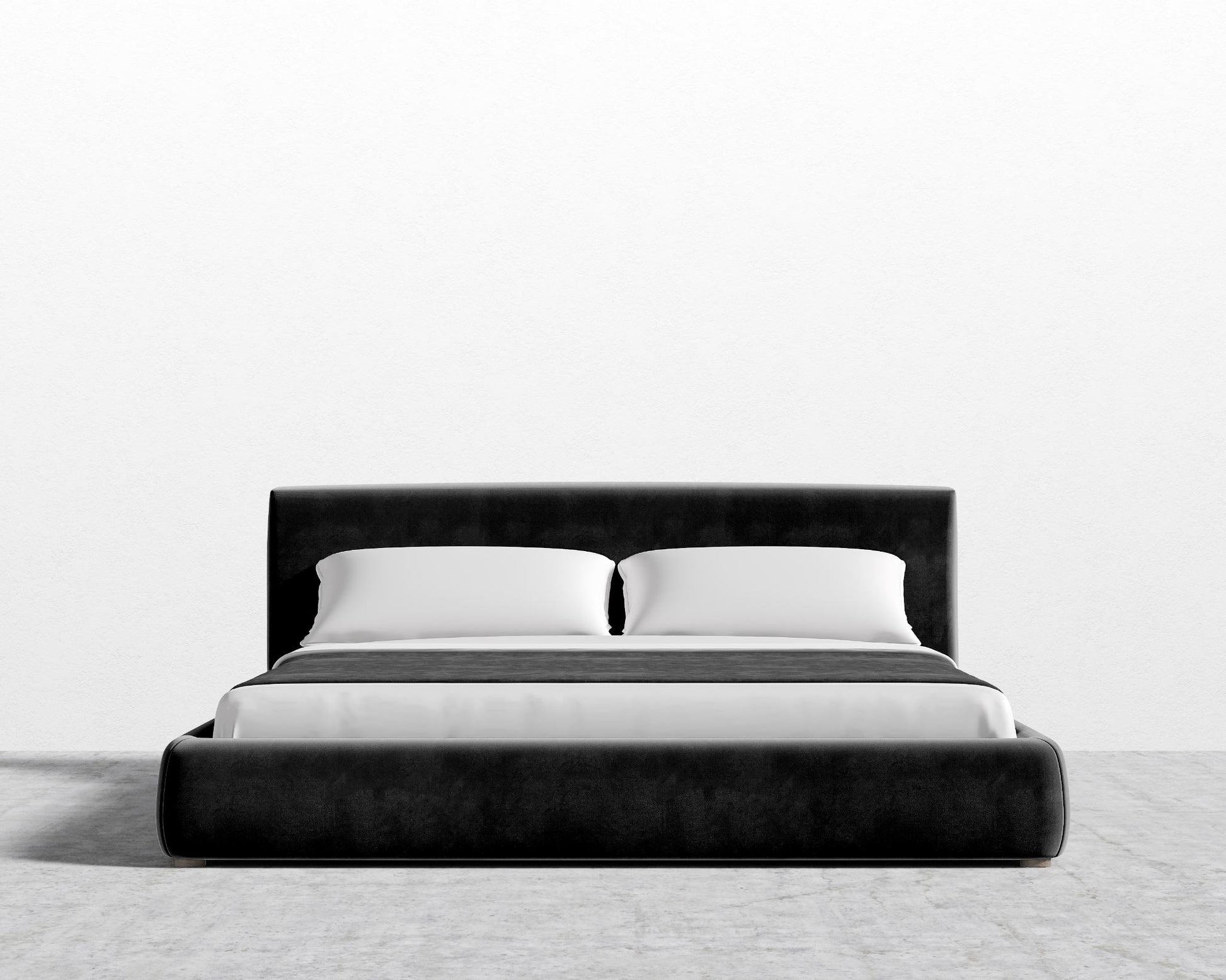 Ophelia_Bed_Plush_Velvet_Black