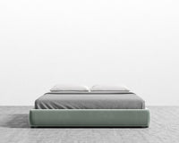Modular Bed Frame - King - Plush Velvet - Moonstone