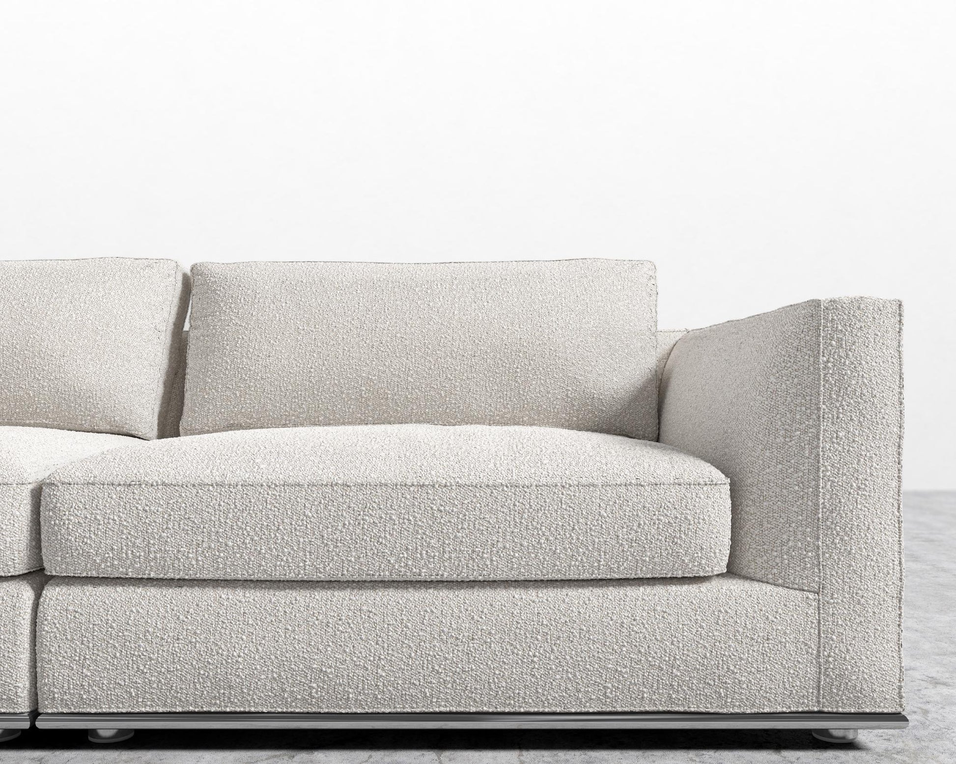Milo Sofa - Microfiber - Trento Eggshell