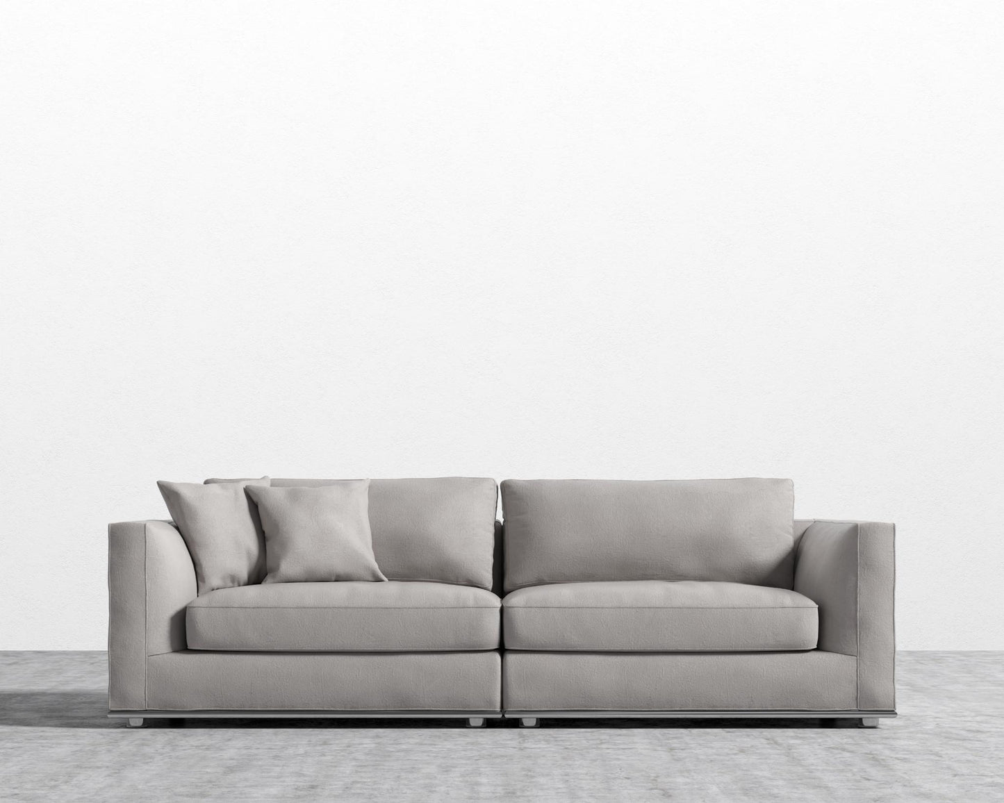 Milo Sofa - Venice Suede - Chiffon