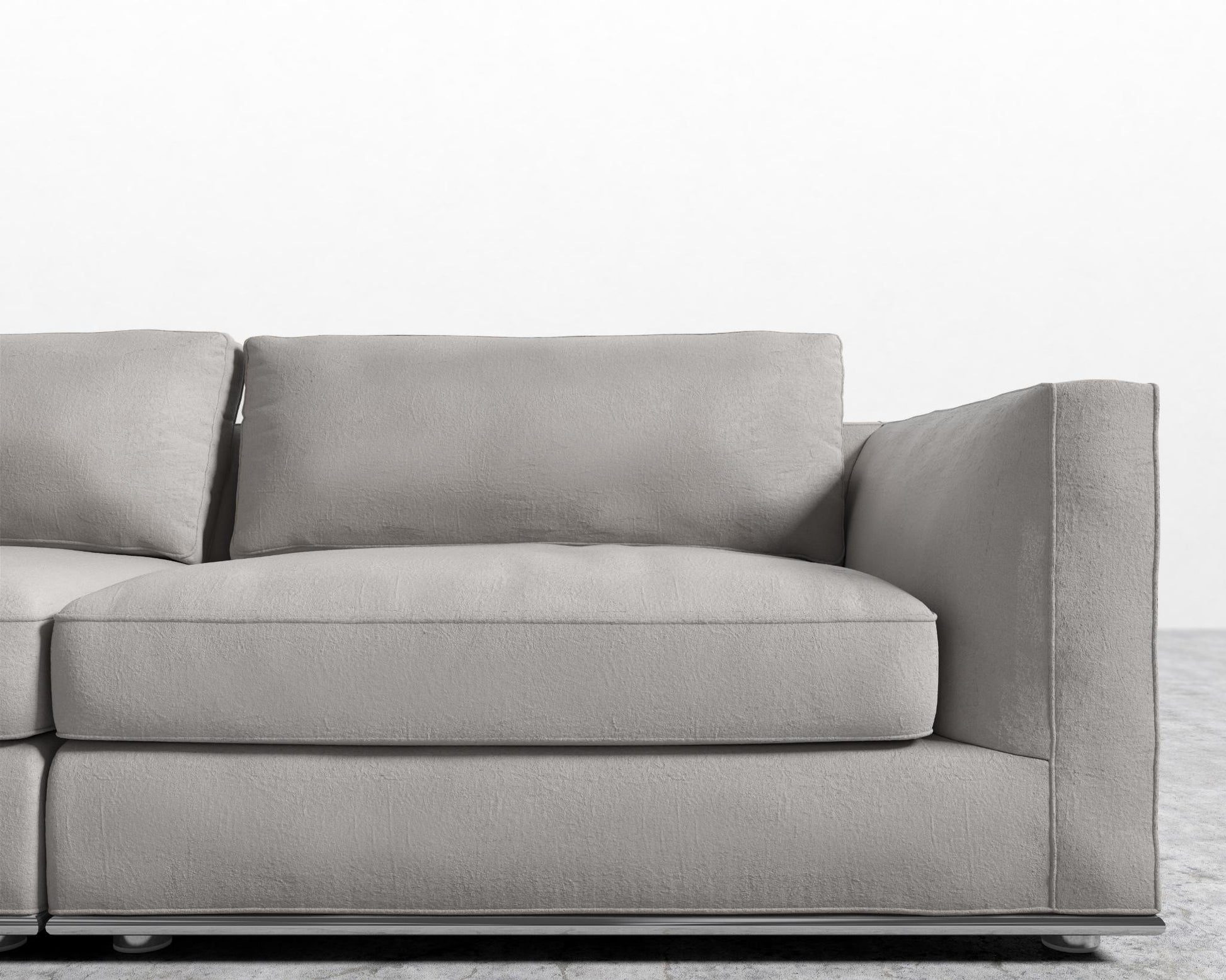 Milo Sofa - Venice Suede - Chiffon
