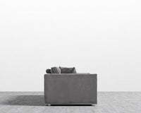 Milo Sofa - Plush Velvet - Glacier Grey