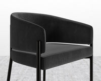 Solana_Counter_Stool_Black_Plush_Velvet - Black
