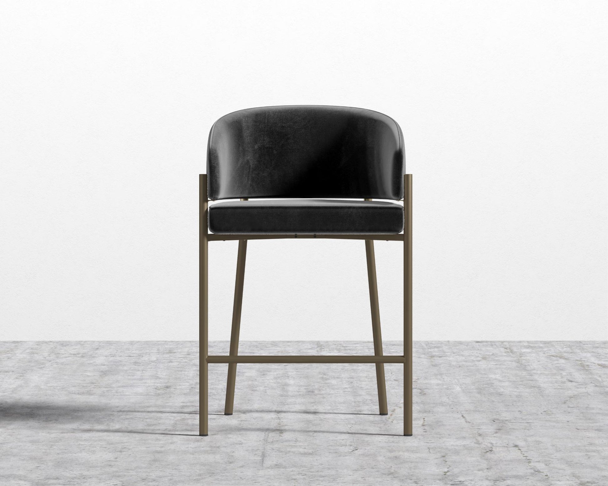 Solana_Counter_Stool_Brass_Plush_Velvet_Black