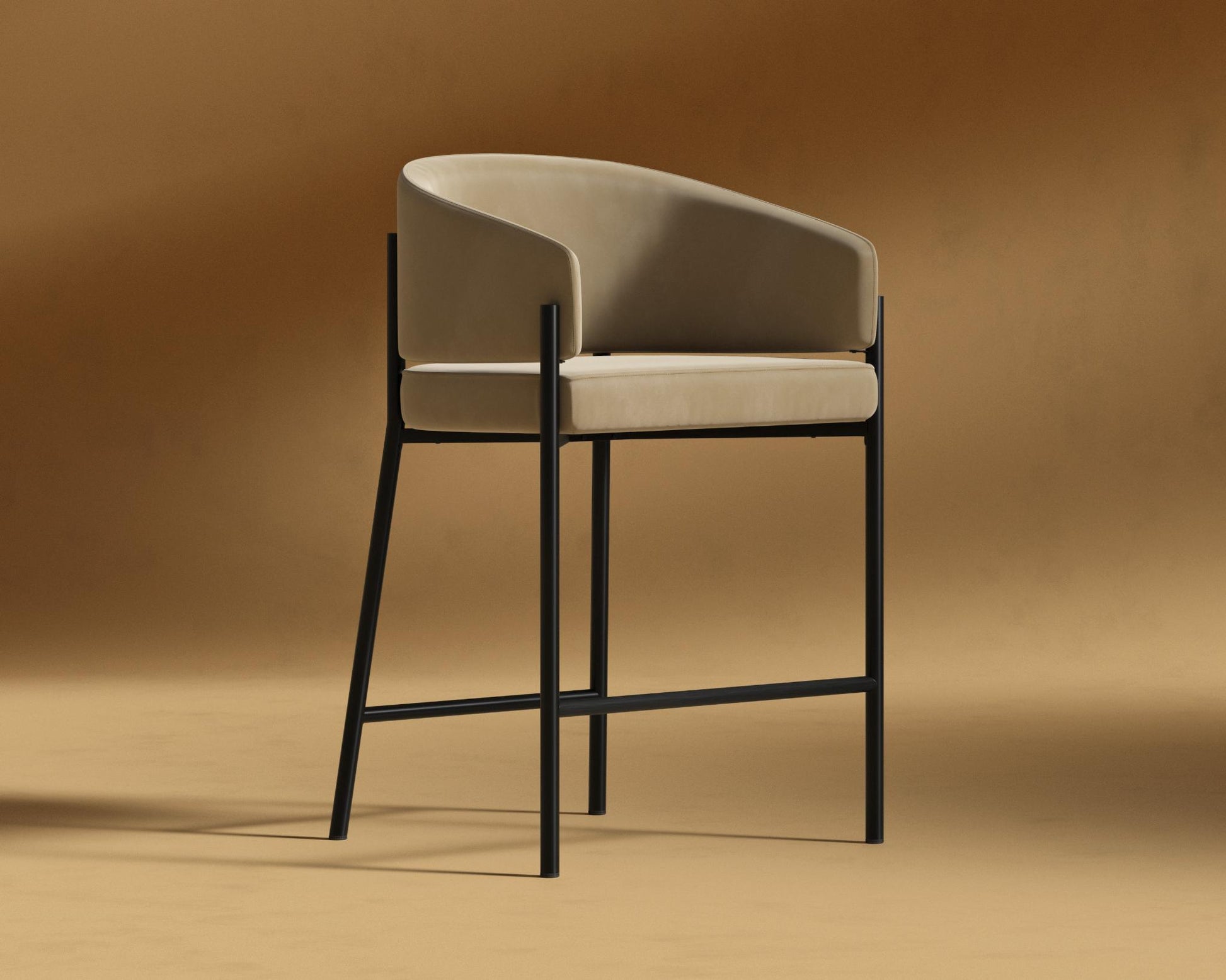 Solana_Counter_Stool_Black_Base_Plush_Velvet_Dune
