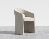 Rhea Dining Chair - Venice Vegan Suede - Latte