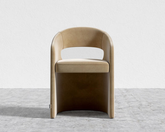 Rhea Dining Chair - Cotton Velvet - Tuscany