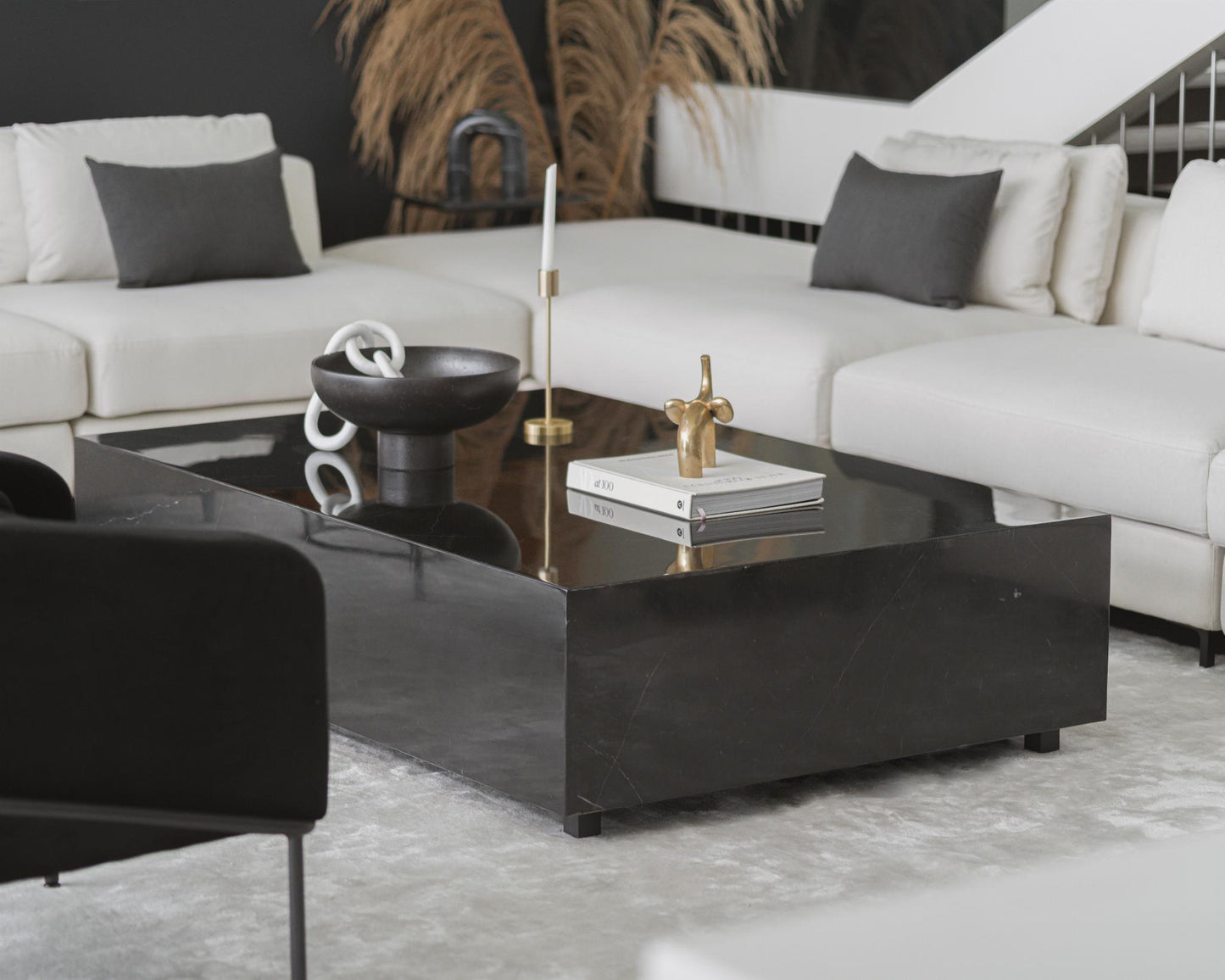 Antonio Modular Scene featuring Liza Coffee Table Grande