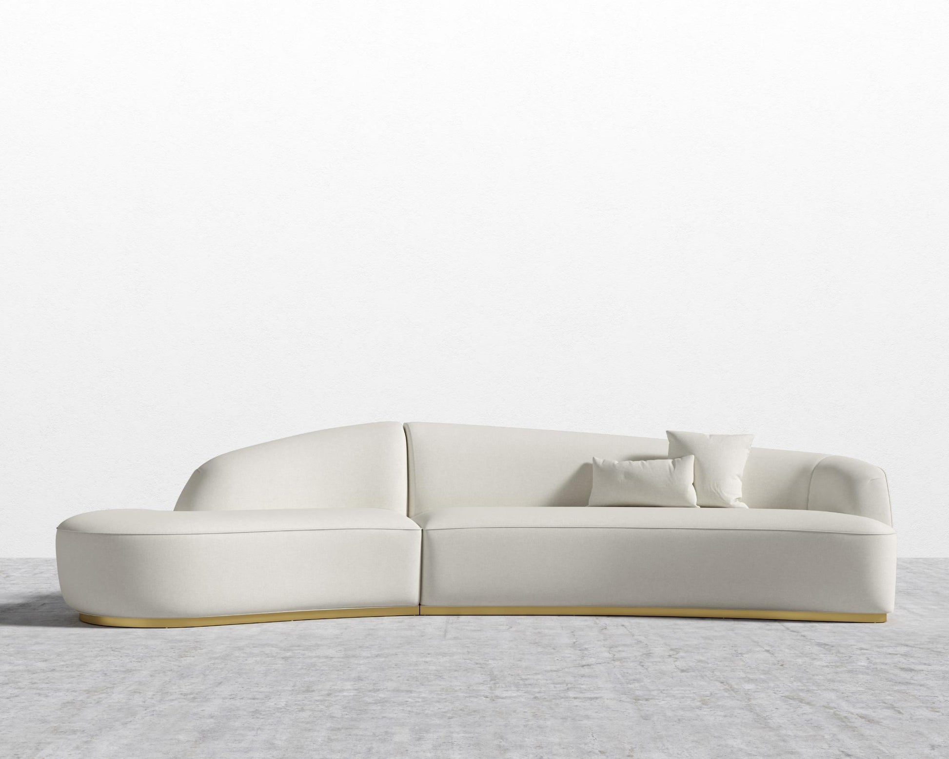Grand Curved Sectional - Modern Felt - Alesund