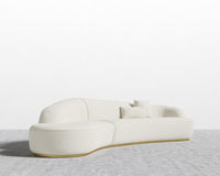 Grand Curved Sectional - Chatou Boucle - Pearl