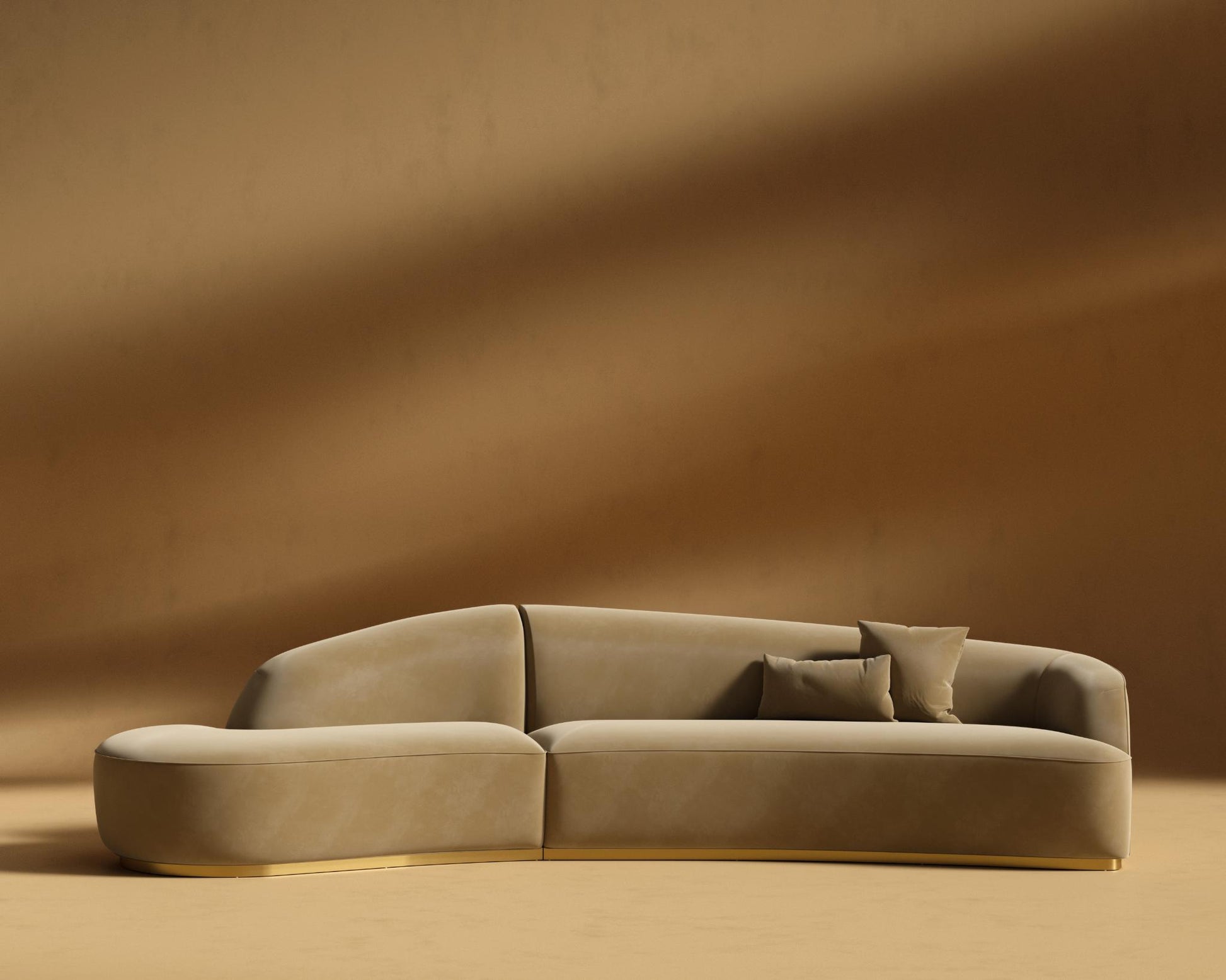Reya_curved_sectional_LHF_Plush_Velvet_dune