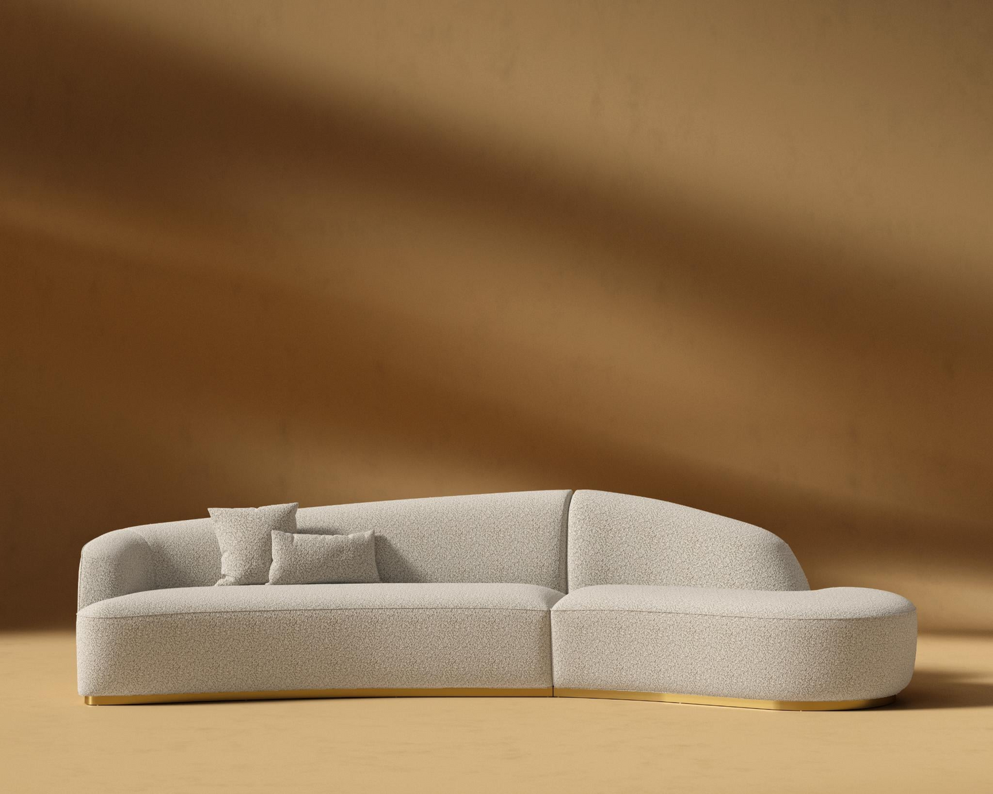 Reya_Curved_Sectional_RHF_Shearling_Pearl_Almond