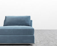 Milo 1 Seater - Armless - Venice Vegan Suede - Solstice