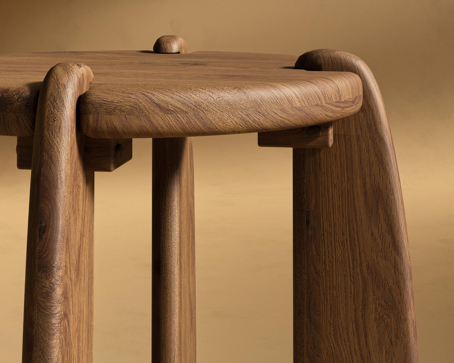 Orb Side Table - Acacia