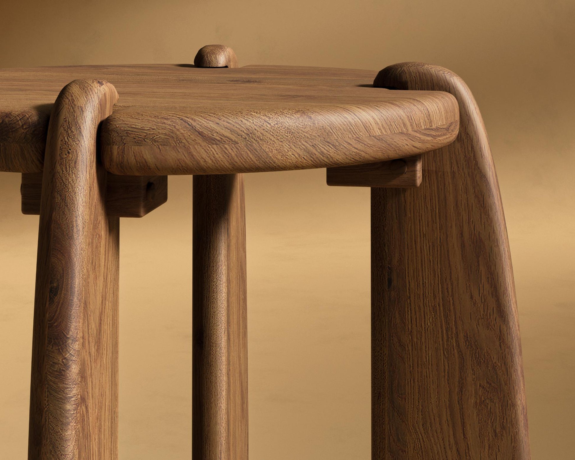 Orb Side Table - Acacia