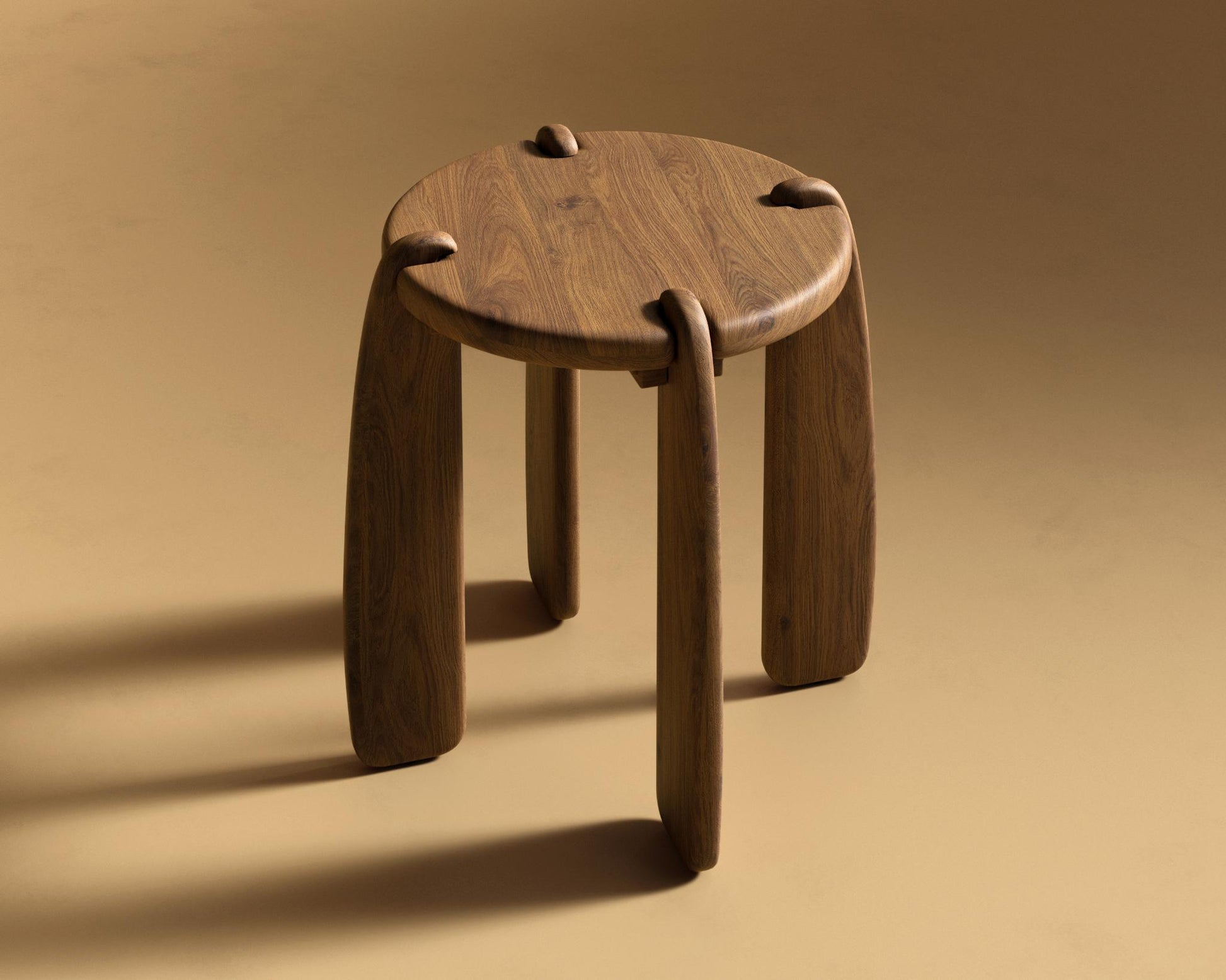Orb Side Table - Acacia
